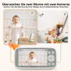 4 pouces Babyphone avec 2 caméras VOX vision nocturne Voir les images du produit 10