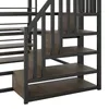 OKWISH Lit Mezzanine 140x200 cm - Lit Double avec Éclairage Voir les images du produit 5