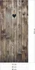 selbstklebendes Türbild - Holztür Herz 0,9 x 2 m - Produktbild-Vorschau 1
