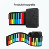 Home-Keyboard Regenbogen Roll-Up Keyboard Tragbares Silikon Produktbild-Vorschau 8