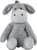 A plush toy donkey sitting on a white background. Produktbild-Vorschau