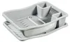 Curver Afdruiprek op Plateau 38x29x8.5 cm Lichtgrijs Anteprima dell’immagine prodotto 1