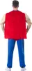 A person wearing a superhero costume from behind. Produktbild-Vorschau