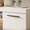 Sideboard 200 cm breit weiß mit Eiche SUTTON-61 Produktbild-Vorschau 2
