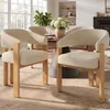 Flieks ergonomische eethoekstoel, set van 4, met dikke Productafbeelding-voorbeeld 1