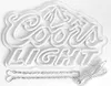Coors Light Dimmbar LED Neon Schild für Männerhöhle Bier Produktbild-Vorschau 5