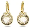 Swarovski Bella V Drop-Ohrhänger, Rundschliff, Goldfarben, Produktbild-Vorschau 2