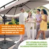 KESSER® Ampelschirm Holly Sonnenschirm Rechteckig mit und Produktbild-Vorschau 6