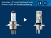 2 Stück H4-LED-Glühbirne, 6000 K Weiß, kein Adapter Produktbild-Vorschau 3