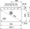 Franke Maris Einbauspüle Fragranitbecken MRG 610-72 A Produktbild-Vorschau 2