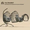 Outsunny Eiförmiger Hängesessel für den Außenbereich, Produktbild-Vorschau 4