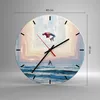 Wanduhr - Rund - Glasuhr - Sprung Freiheit Surrealismus - Produktbild-Vorschau 3