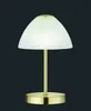 LED stolová lampa - biela - mosadz - opálové sklo - V 24 cm Náhľad obrázku produktu 18