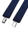 DonDon Herren Hosenträger 3,5 cm breit 4 Clips mit braunem Produktbild-Vorschau 5