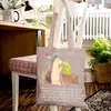 Mr. & Mrs. Panda Shopping Tasche Igel Federschmuck - Braun Produktbild-Vorschau 4
