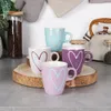 Barevné keramické hrnky s motivy srdce - 4-balení Náhled obrázku produktu 8