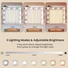 AIORBER Tavolo da trucco con specchio LED e sgabello, Anteprima dell’immagine prodotto 5