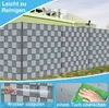 UISEBRT 10 X Hart PVC Sichtschutz Sichtschutzstreifen Für Produktbild-Vorschau 6