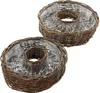 Pflanz-Rad, 2er Set, rund, Ø 30cm x H 9cm, Ø 37cm x H 9cm, Produktbild-Vorschau 2