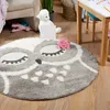 Kinderteppich Rund KNUT Grau, Ø120 cm Produktbild-Vorschau 2