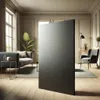 STIV Möbel | Table de chevet étroite Noir mat/Chêne Wotan Voir les images du produit 13