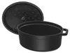 STAUB La Cocotte Cocotte 41 cm, oval, Schwarz, Gusseisen Anteprima dell’immagine prodotto 7