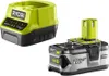 RYOBI Akku u. Schnellladegerät RC18120-140 18V, 4Ah Akku, Produktbild-Vorschau 2