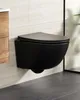 Doppelloch Gegenstrom Wand-WC - matt schwarz Produktbild-Vorschau 8