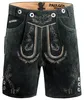 PAULGOS Herren Trachten Lederhose Kurz - HK1 - Echtes Leder Produktbild-Vorschau 1