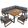 Garten-Lounge-Set, Gartensofa Gartenmöbel-Set, mit Esstisch Produktbild-Vorschau 10