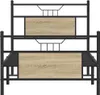 vidaXL Rama łóżka bez materaca dąb sonoma 90x200 cm Podgląd zdjęcia produktu 5