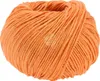 A ball of orange yarn on a white background. Produktbild-Vorschau