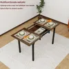 Puluomis Uitschuifbare Eettafel, 110-149 cm verstelbaar, Productafbeelding-voorbeeld 6