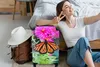 MuchoWow® Koffer Handgepäck Trolley Rollkoffer Kleine Produktbild-Vorschau 2
