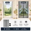 Fliegengitter Tür 2er Set 60 x 210 cm Anthrazit inkl. Produktbild-Vorschau 6