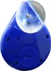 The back of a blue digital shower timer with a suction cup attached. Podgląd zdjęcia produktu