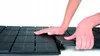 Prosperplast Kratka Chodnikowa Easy Square - Czarne 9 Szt. Podgląd zdjęcia produktu 2