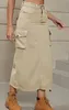 ASKSA Damen Y2K Cargo Roecke Jeans Bleistiftrock High Waist Produktbild-Vorschau 2
