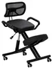 Ergonomische Kniestoel met Rugleuning Zwart voor Kantoor, Productafbeelding-voorbeeld 9