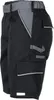 A close-up, studio shot of a pair of black and gray cargo shorts. Produktbild-Vorschau