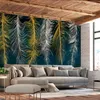 Selbstklebende Folie Fototapete - Gilded Feathers 196x140 Produktbild-Vorschau 2