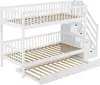 Letto a castello Sweiko con letto estraibile, lettino con Anteprima dell’immagine prodotto 16