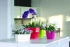 Coubi runder Blumentopf mit Sockel weiß 28x26.2cm Produktbild-Vorschau 5