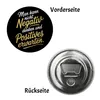 Man kann nicht negativ denken und Positives erwarten Magnet Produktbild-Vorschau 2