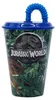 Jurassic World Kinder Trinkbecher Mehrweg mit Deckel und Produktbild-Vorschau 1