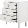 Komoda Shine 81 x 84 x 40 cm Metal Jodła MDF Biały Podgląd zdjęcia produktu 4