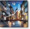 Wanduhr - Quadrat - Glasuhr - Krakau Kirche Mariacki - Produktbild-Vorschau 1