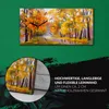 Dekor Leinwand Uhr Wandbilder 60x30 Gemälde Abstrakte Wald Produktbild-Vorschau 5