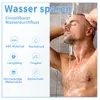 A man is showering while the product features are listed on the left side of the image. Náhľad obrázku produktu
