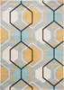 Tapiso Teppich LAZUR Modern Blau Creme Gelb Geometrisch 200 Produktbild-Vorschau 2
